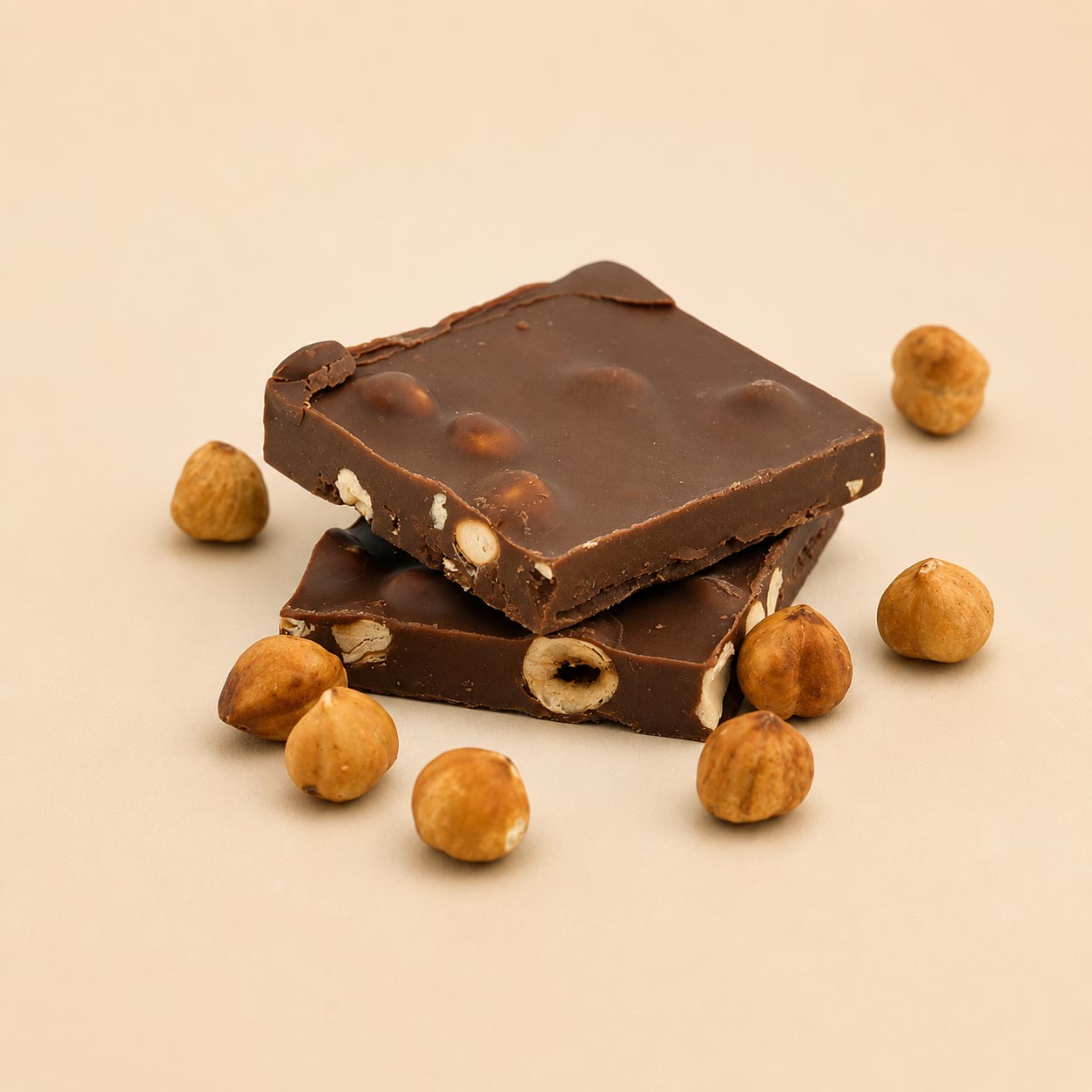 HAZELNUT BAR Whole Hazelnut Roasted In Chocolate