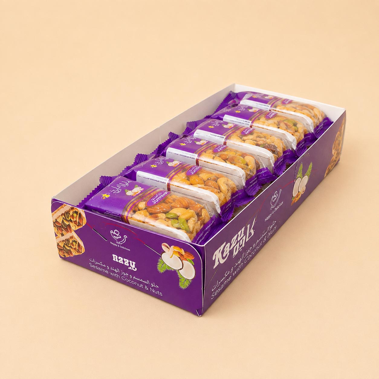 Kazu Sesame With Coconut and Nuts Bar — view 2
