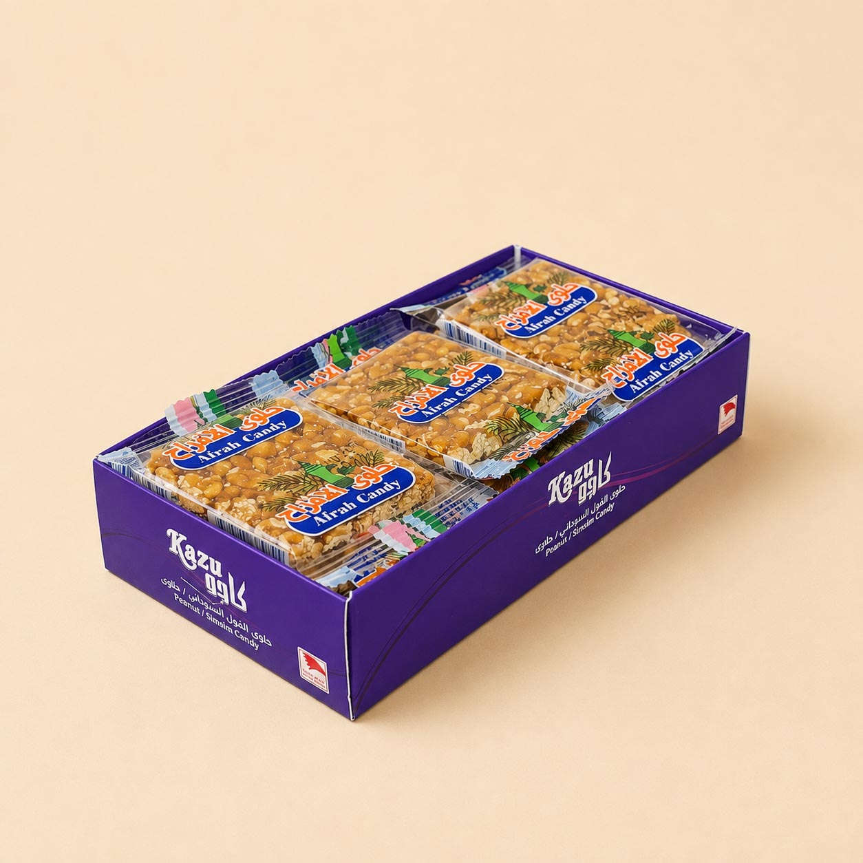KAZU Peanut Candy 12 pc Tray